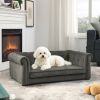 Elegant Rectangle Pet Bed for Small and Medium Dogs, Durable Elevated Dog Sofa Bed, Comfortable Dog Couch