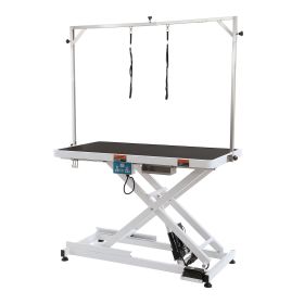 50" Electric Pet Grooming Table, Heavy Duty Dog Grooming Arm for Large Dogs, Height Adjustable Dog Grooming Station