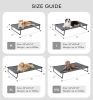 Elevated Outdoor Dog Bed for Extral Large Dogs – Heavy-Duty Raised Cot with Breathable Cooling Mesh, No-Slip Feet, Chew-Resistant Frame