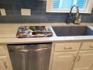 Maltese Christmas Cookies Dish Drying Mat Absorbent Dish Drying Mat Pad for Kitchen Counter Dish Drainer Mat for Countertop, 14 x 21", Multicolor