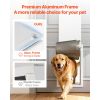 Pet Door, X-Large, with Double Magnetic Flaps and Metal Frame, Strong and Weatherproof Dog Door for Interior and Exterior Doors, Easy to Install