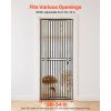Extra Tall Pet Gate for Cats, 28-34 in Adjustable Width, 78.7 in High Dog Gate, with Pressure Mount Kit and Wall Mount Kit, 1.2 in Narrow Bar Spacing