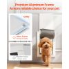 Pet Door, Medium, with Double Magnetic Flaps and Metal Frame, Strong and Weatherproof Dog Door for Interior and Exterior Doors, Easy to Install