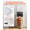 Pet Door, Medium, with Three Magnetic Flaps and Metal Frame, Strong and Weatherproof Dog Door for Interior and Exterior Doors, Easy to Install