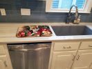 Chihuahua Cozy Christmas Dish Drying Mat Absorbent Dish Drying Mat Pad for Kitchen Counter Dish Drainer Mat for Countertop, 14 x 21", Multicolor