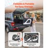 Dog Bike Trailer, Supports up to 100 lbs, 2-in-1 Pet Stroller Cart Bicycle Carrier for Small & Large Dogs, Easy Folding Frame with Quick Release Wheel