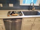 Chocolate Lab Fall Kitchen Pumpkins Dish Drying Mat Absorbent Dish Drying Mat Pad for Kitchen Counter Dish Drainer Mat for Countertop, 14 x 21"