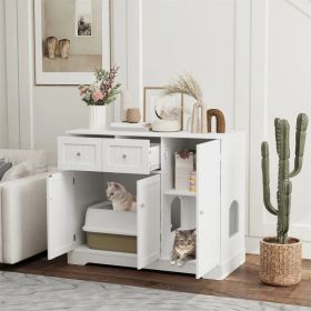 Cat Litter Box, Cat Litter Box Enclosure (Option: default title)