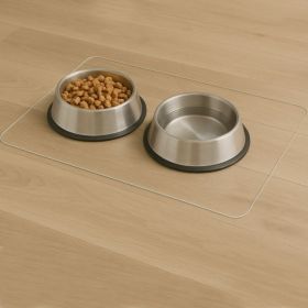 Frosted PVC Floor Mat -1.5mm Anti-Scratch Waterproof Pet Floor Mat For Dog Cat Feeding Area & Kennel Floor (Option: 36x55inches)