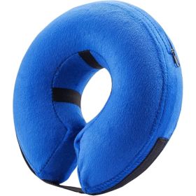 Dog Cone Collar After Surgery Large, Blue (Option: Blue)