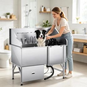 Stainless Steel Dog Washing Station (Option: default title)