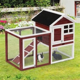 Small Animal Cage /Rabbit Hutch ( Amazon Shipping)(Prohibited by WalMart) (Option: default title)