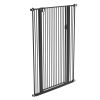Extra Tall Pet Gate for Cats, 29-41 in Adjustable Width, 56 in High Dog Gate, with Pressure Mount Kit and Wall Mount Kit, 1.3 in Narrow Bar Spacing