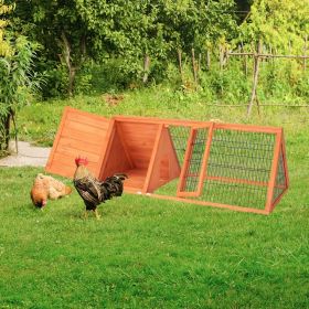 50" Wooden Rabbit Guinea Pig Hutch Wooden Rabbit Guinea Pig House (Option: default title)