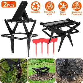 Powerful Mole Snap Trap - Thickened Waterproof Metal, Easy Foot-Step Setup, Humane Instant Kill, Safe for Lawn & Pets (Option: default title)