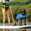 Dog Life Jacket, High Flotation Dog Life Vest for Swimming Boating, Adjustable Small Medium Large Dogs Swim Vest with Rescue Handle and Pocket