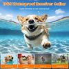 2 In 1 Wireless Dog Fence System with 1/2 Training Collars(Options) Invisible Dog Fence IP68 Waterproof with 722FT Adjustable Range Beep Vibration Sta