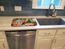 Irish Setter Christmas Cookies Dish Drying Mat Absorbent Dish Drying Mat Pad for Kitchen Counter Dish Drainer Mat for Countertop, 14 x 21", Multicolor