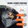 Dog Car Seat, Dog Booster Seat for Car with A Storage Pocket, Pet Car Seat with Clip-On Safety Leash, Sponge Filling