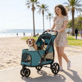 Dog Stroller, pet Stroller (Option: default title)
